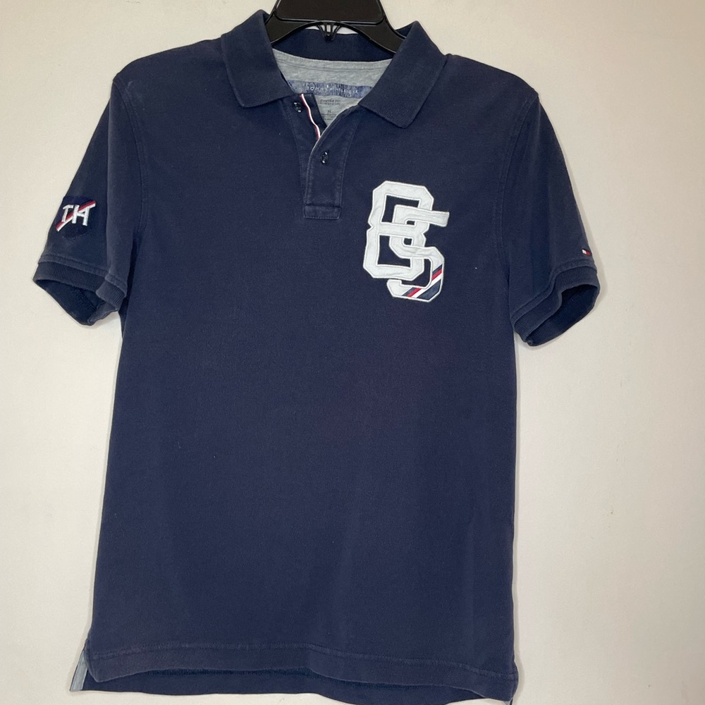 Tommy Hilfiger Polo shirt Golf top Men’s L Navy Blue